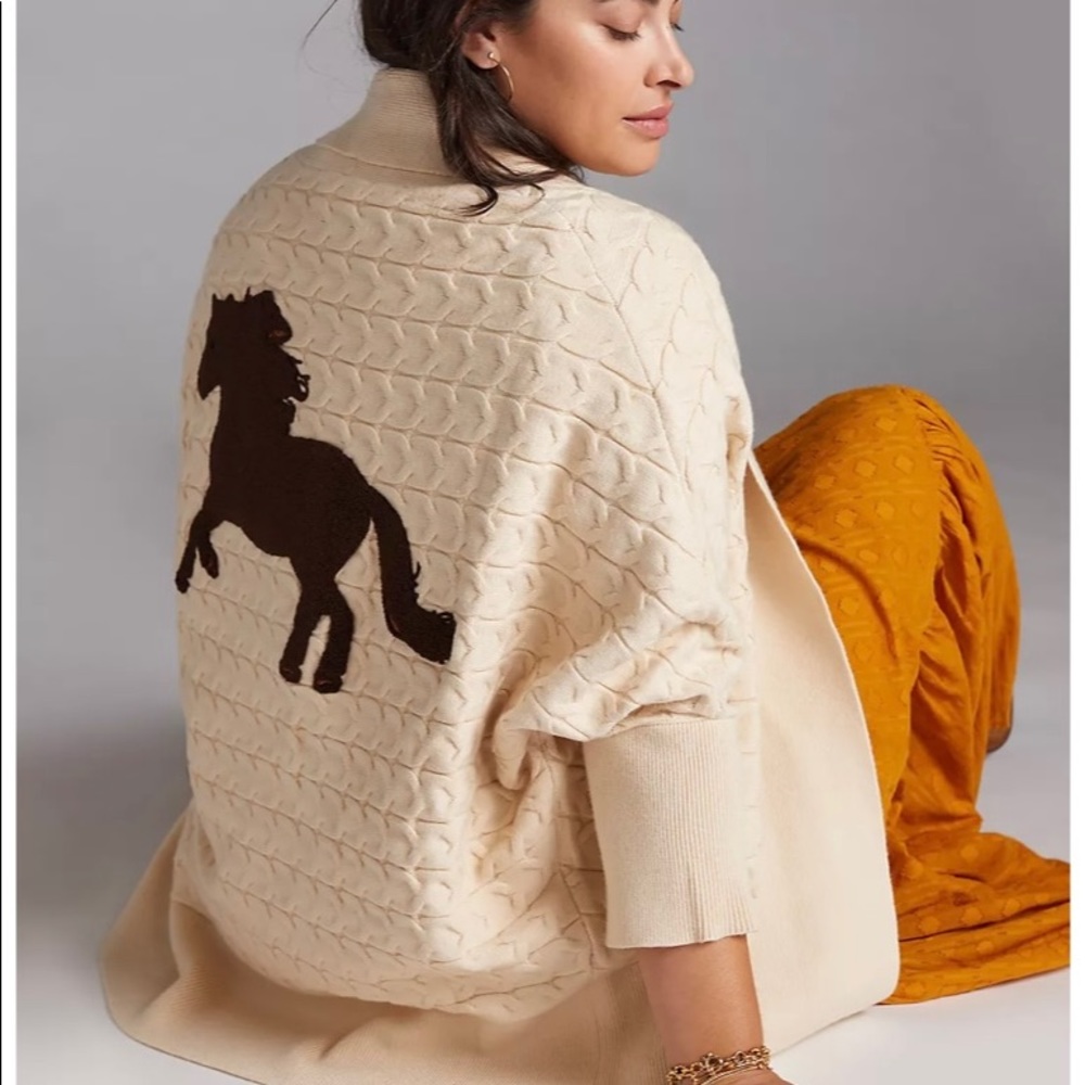 Anthropologie horse sweater